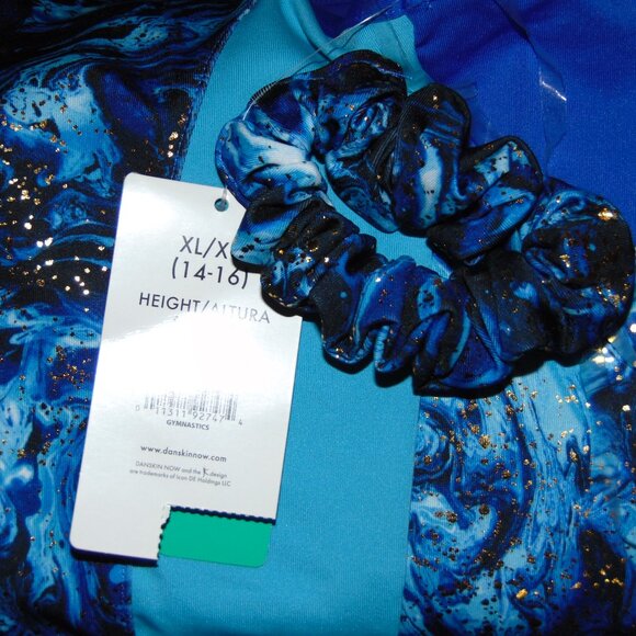 Danskin Now Blue Biketard XL (14-16) NWT - Picture 8 of 8